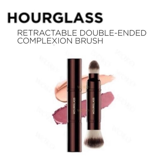 New Hourglass Retractable Double-Ended Complexion Brush - Picture 1 of 12